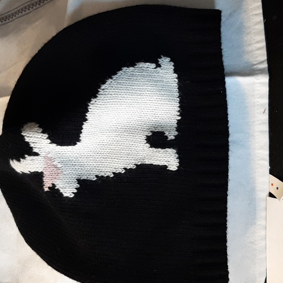 Vintage 2019 PRADA bunny Beenie Tuque Hat M Made In ITALY wool Cashmere - Picture 10 of 10